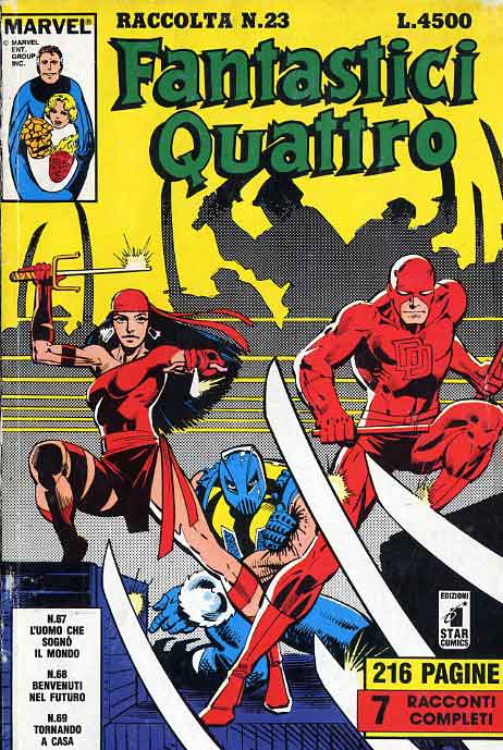 FANTASTICI QUATTRO RACCOLTA 23-EDIZIONI STAR COMICS- nuvolosofumetti.
