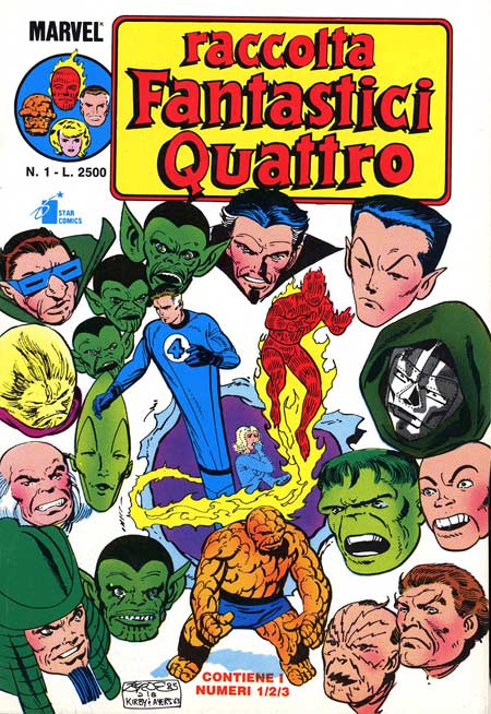 FANTASTICI QUATTRO RACCOLTA 1-EDIZIONI STAR COMICS- nuvolosofumetti.