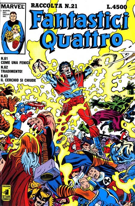 FANTASTICI QUATTRO RACCOLTA 21-EDIZIONI STAR COMICS- nuvolosofumetti.