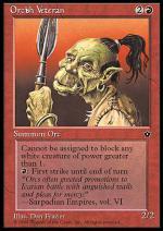 Orcish Veteran v. 2  FALLEN EMPIRE 128-Wizard of the Coast- nuvolosofumetti.