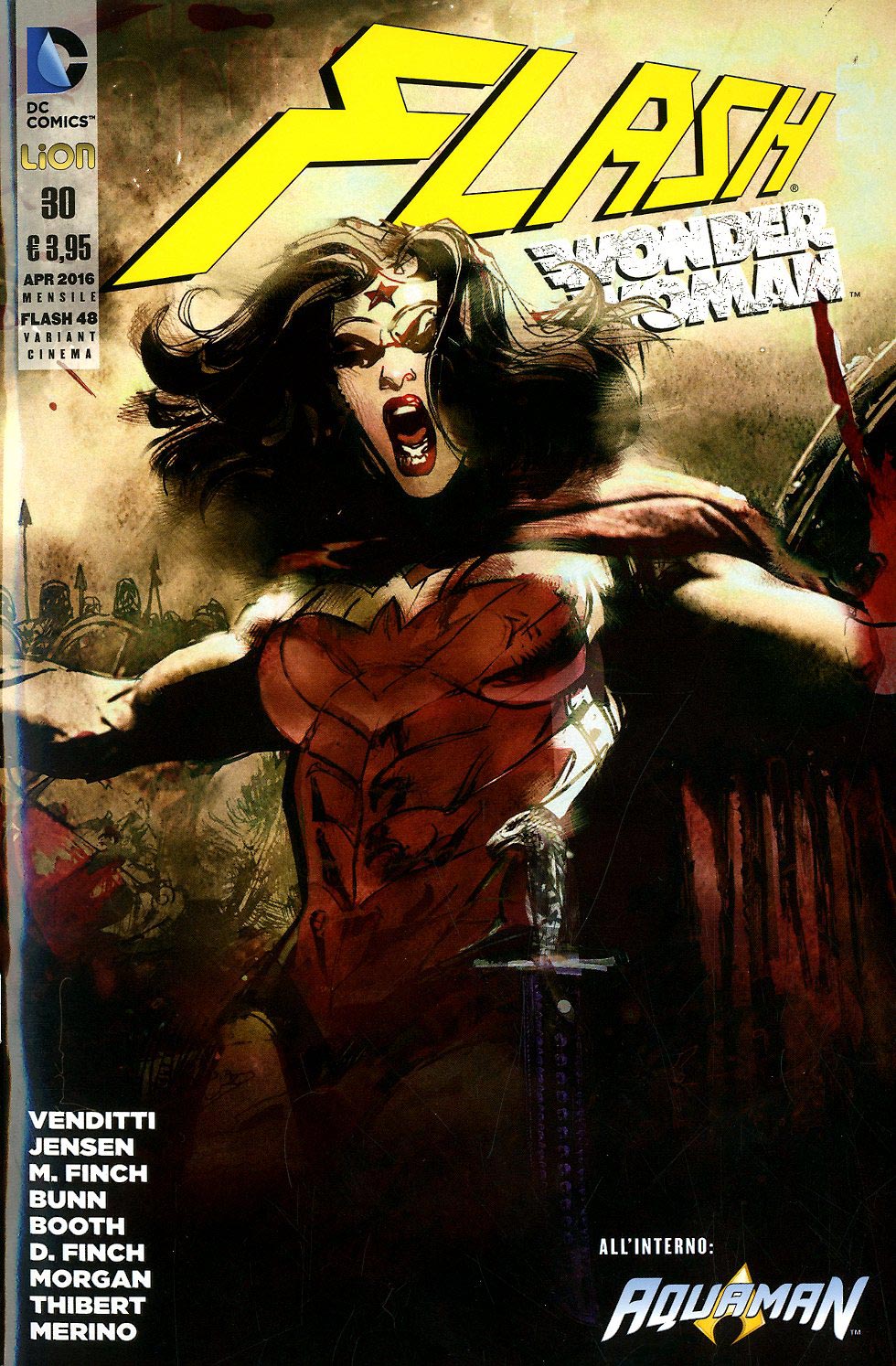FLASH NEW 52 variant 48-LION- nuvolosofumetti.