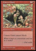 Gigante Codardo  FORTEZZA 9080-Wizard of the Coast- nuvolosofumetti.