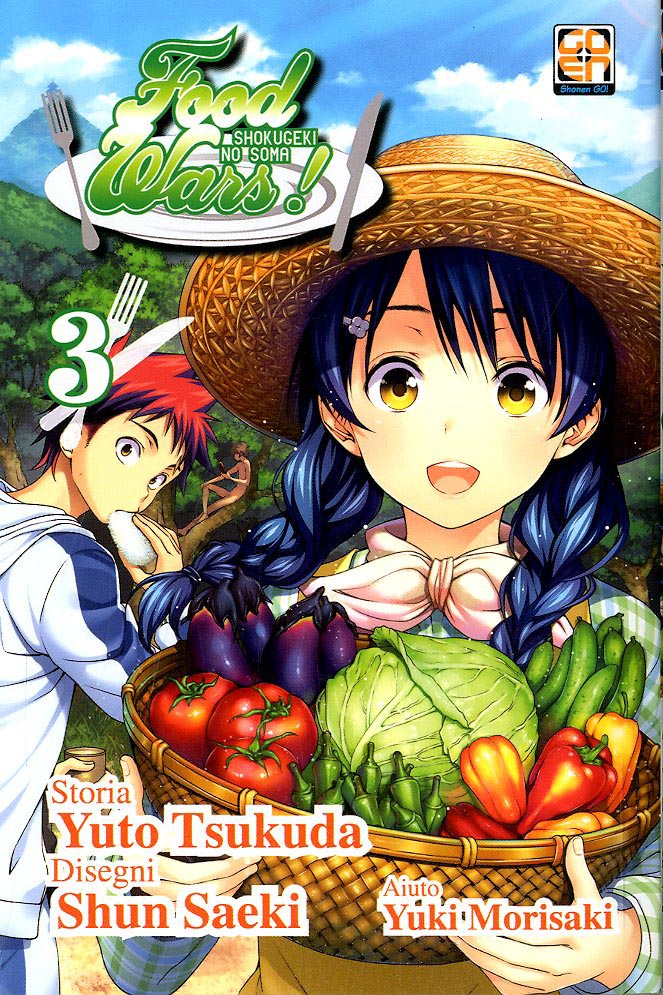 Food wars 3, GOEN EDIZIONI, nuvolosofumetti,