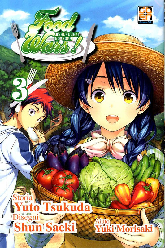 Food wars 3, GOEN EDIZIONI, nuvolosofumetti,