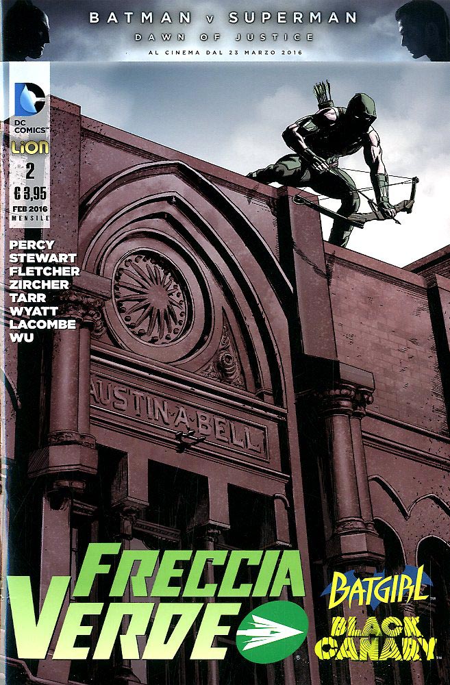 FRECCIA VERDE new 52 2-LION- nuvolosofumetti.