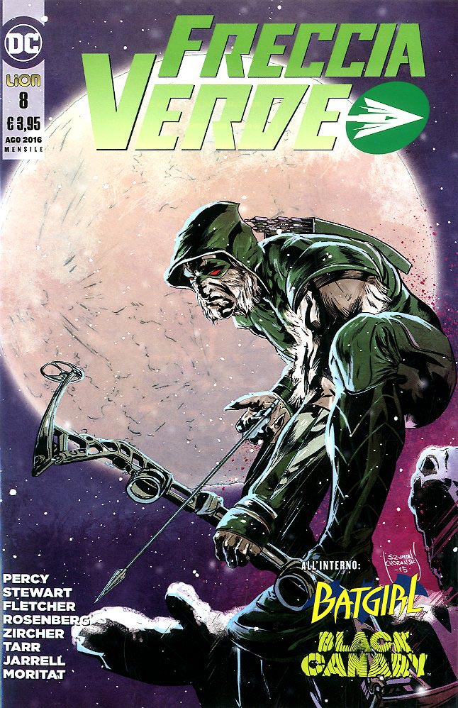 FRECCIA VERDE new 52 8-LION- nuvolosofumetti.