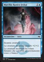 Marchio Runico Jeskai  Riforgiare il destino 3037-Wizard of the Coast- nuvolosofumetti.