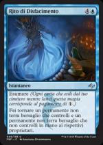 Rito di Disfacimento  Riforgiare il destino 3049-Wizard of the Coast- nuvolosofumetti.