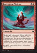 Invocazione Violenta  Riforgiare il destino 3098-Wizard of the Coast- nuvolosofumetti.