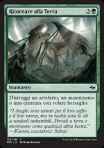 Ritornare alla terra foil  Riforgiare il destino 3186-Wizard of the Coast- nuvolosofumetti.