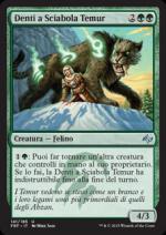 Denti a Sciabola Temur  Riforgiare il destino 3141-Wizard of the Coast- nuvolosofumetti.