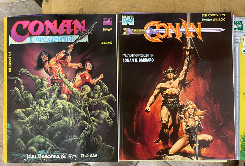 Conan il barbaro pack - 8 volumi -Best comics - comic art -