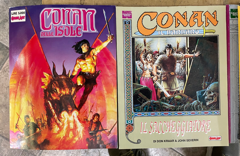 Conan il barbaro pack - 8 volumi -Best comics - comic art -