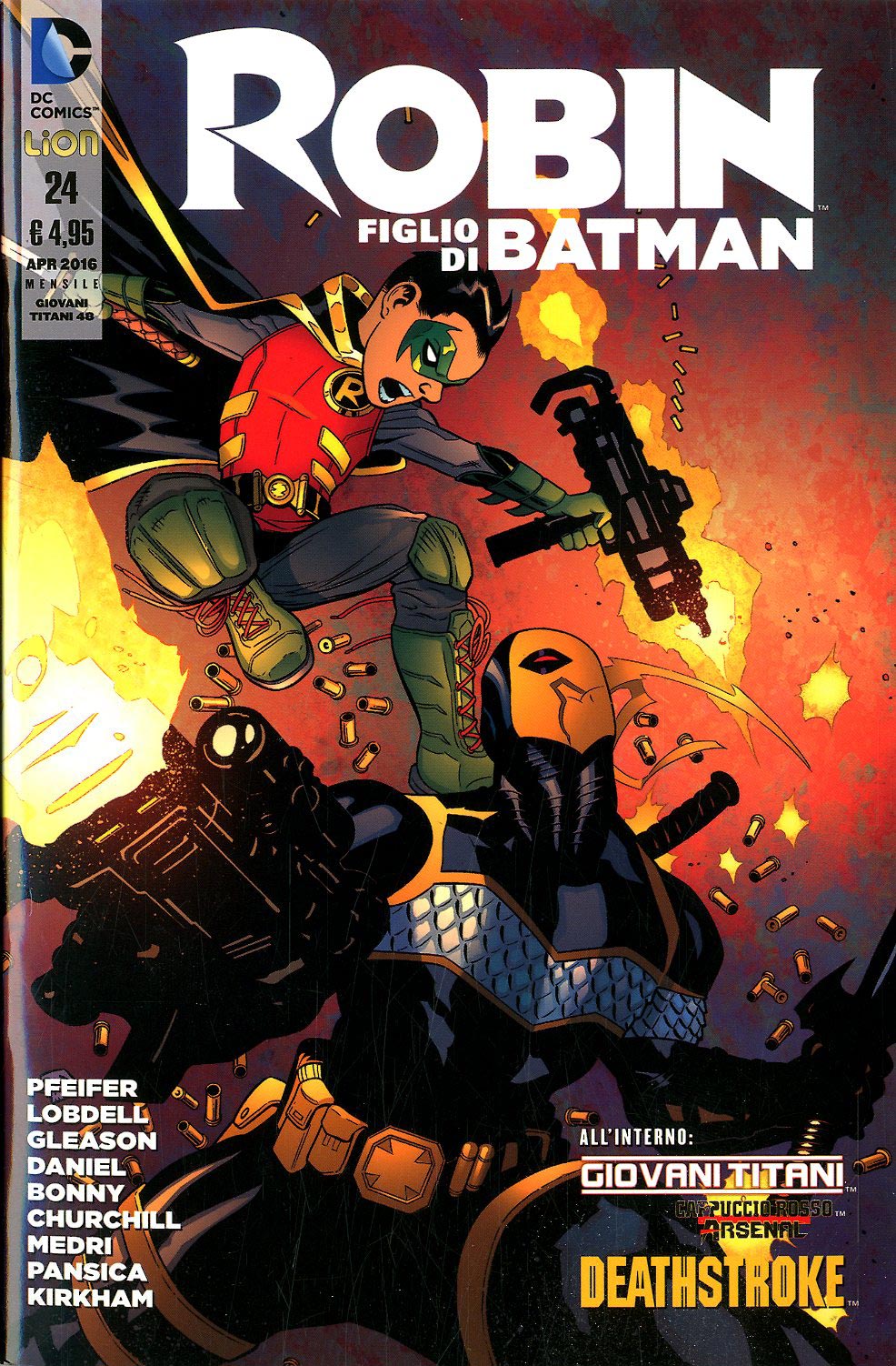 GIOVANI TITANI new 52 48, LION, nuvolosofumetti,