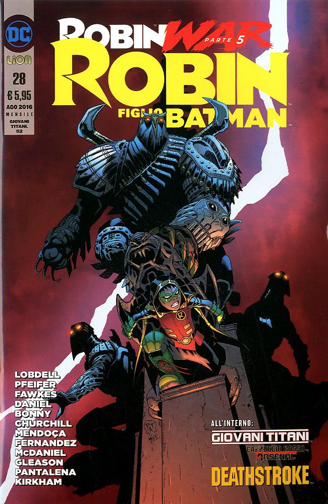 GIOVANI TITANI new 52 52-LION- nuvolosofumetti.