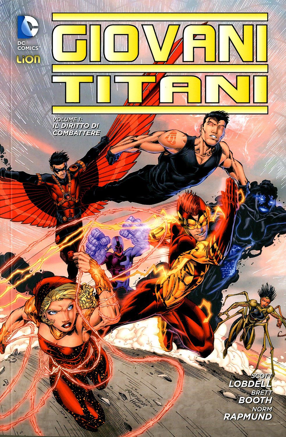 GIOVANI TITANI new 52 library 1-LION- nuvolosofumetti.