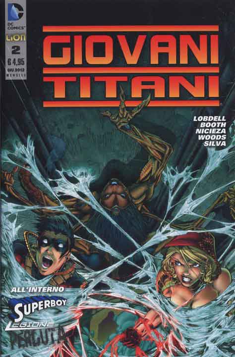 GIOVANI TITANI new 52 2-LION- nuvolosofumetti.