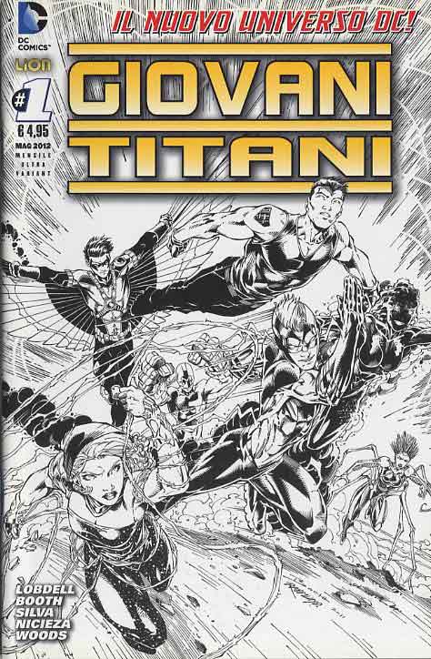 giovani titani serie 2012 ultra variant 1-LION- nuvolosofumetti.