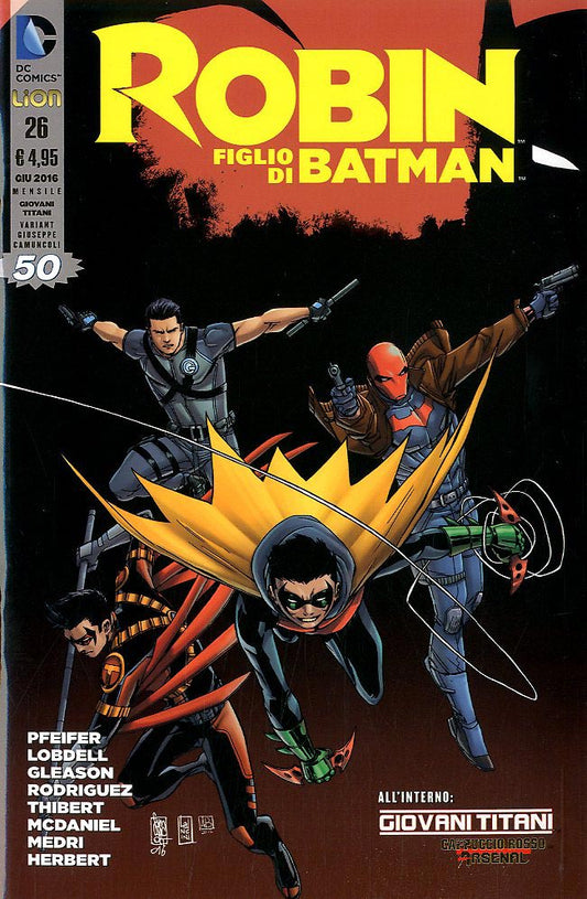 GIOVANI TITANI new 52 variant 50-LION- nuvolosofumetti.