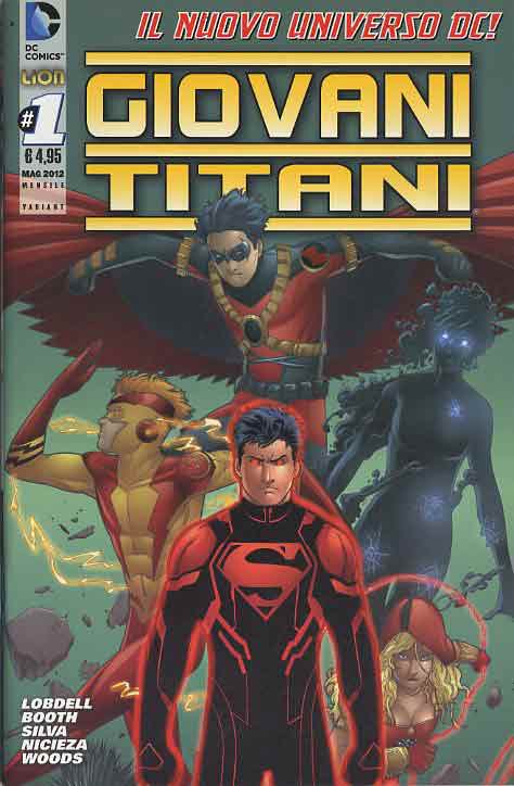 GIOVANI TITANI new 52 variant 1-LION- nuvolosofumetti.