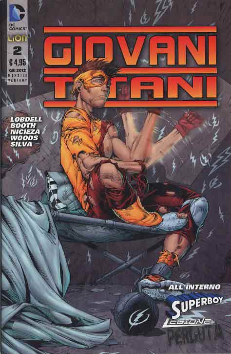 GIOVANI TITANI new 52 variant 2-LION- nuvolosofumetti.