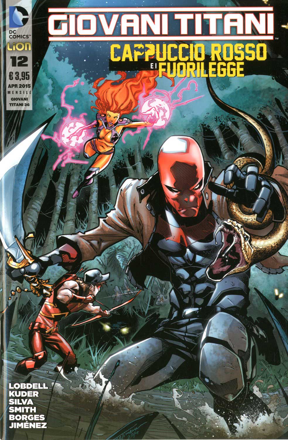 GIOVANI TITANI new 52 36-LION- nuvolosofumetti.