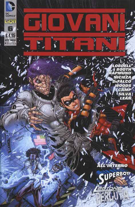 GIOVANI TITANI new 52 6, LION, nuvolosofumetti,