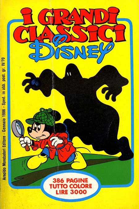 GRANDI CLASSICI 19, MONDADORI, nuvolosofumetti,