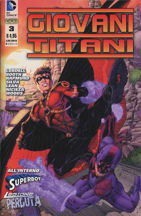 GIOVANI TITANI new 52 3-LION- nuvolosofumetti.