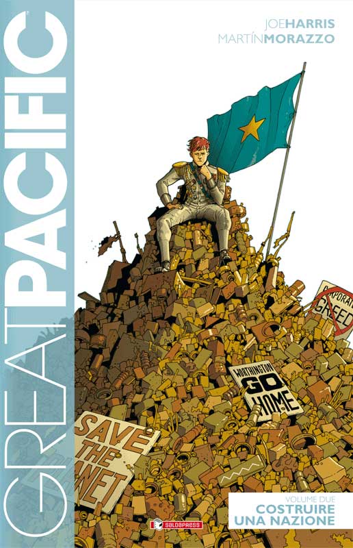 GREAT PACIFIC # 2 costruire una nazione 2-SALDAPRESS- nuvolosofumetti.