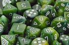 Dadi set da 7 in box Signature-CHESSEX- nuvolosofumetti.
