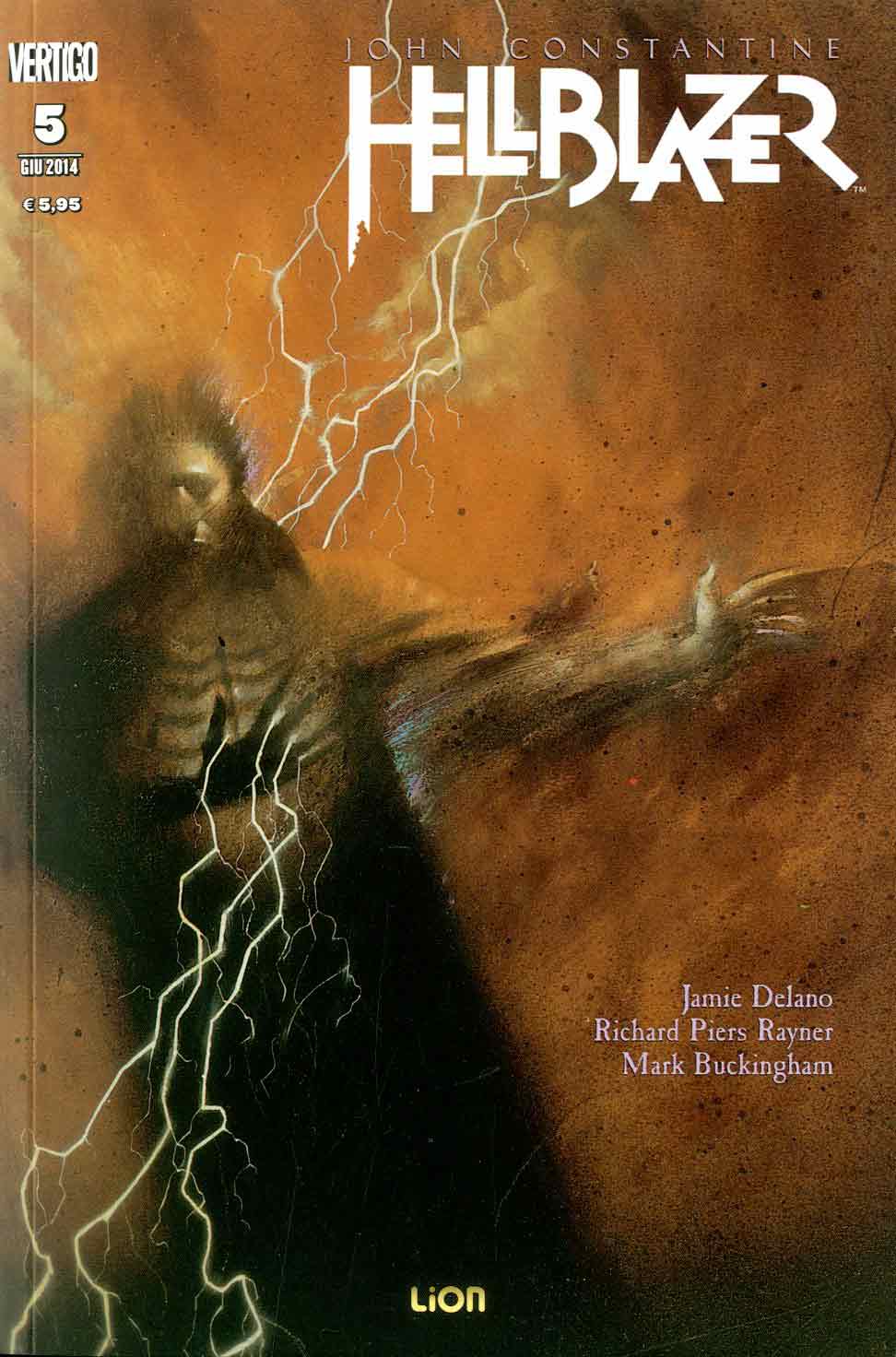 HELLBLAZER nuova edizione 5, LION, nuvolosofumetti,