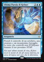 Ultima Parola di Kefnet  L'era della rovina 39-Wizard of the coast- nuvolosofumetti.