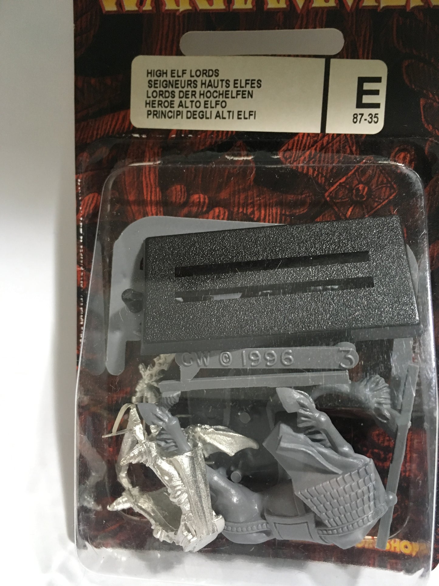 GRANDI EROI DEGLI ELFI ALTI  blister-Games Workshop- nuvolosofumetti.