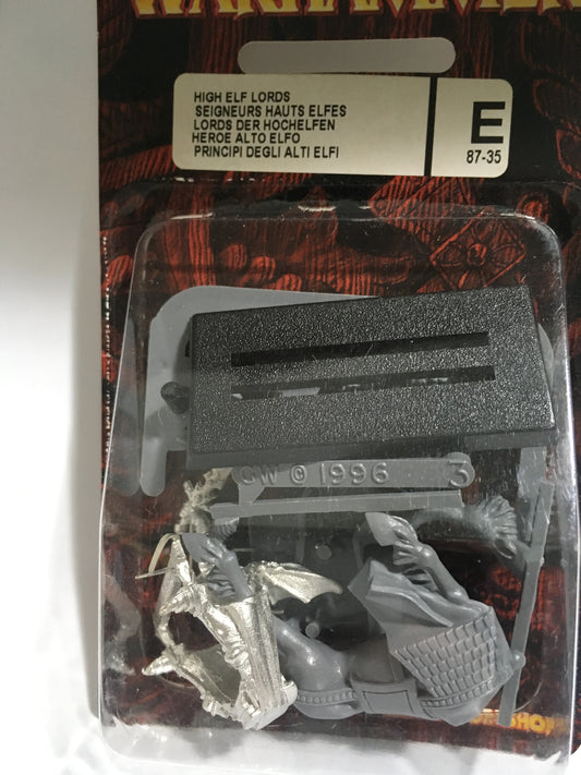 GRANDI EROI DEGLI ELFI ALTI  blister-Games Workshop- nuvolosofumetti.