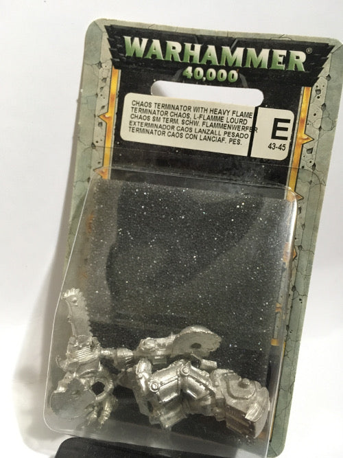 TERMINATOR DEL CAOS CON LANCIAFIAMME BLISTER-Games Workshop- nuvolosofumetti.