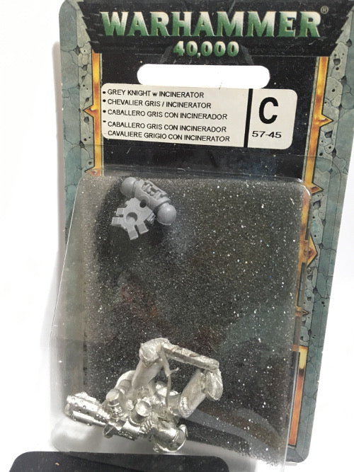 CAVALIERE GRIGIO CON INCENERITORE-Games Workshop- nuvolosofumetti.