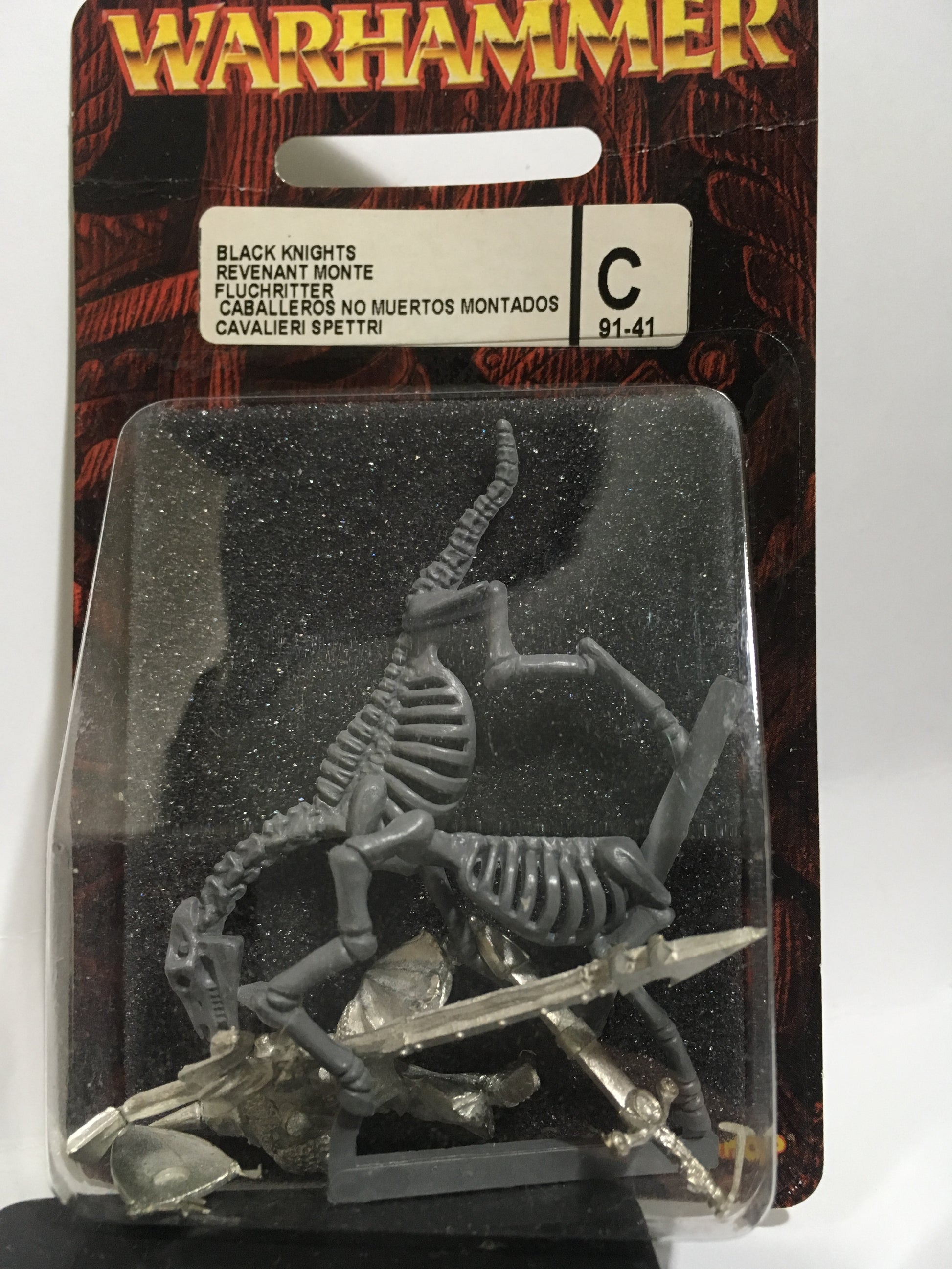 CAVALIERE NERO BLISTER-Games Workshop- nuvolosofumetti.