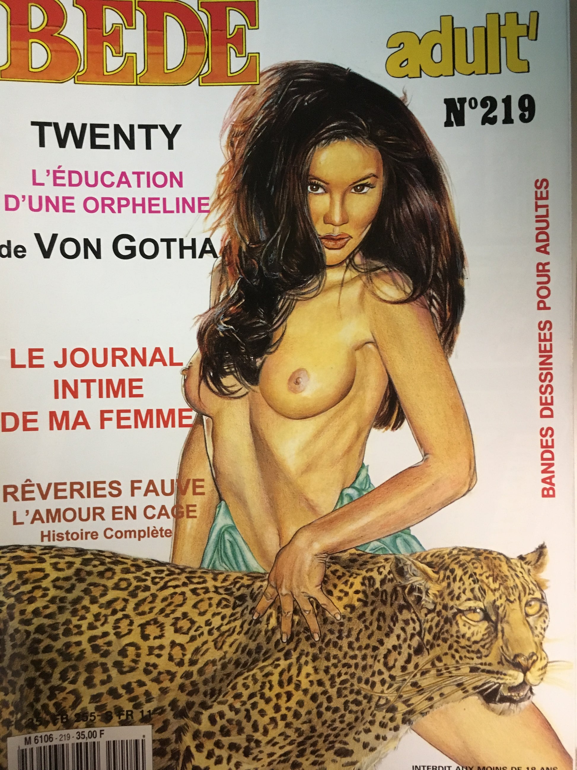 Bédè Adult 219-International Presse Magazine- nuvolosofumetti.