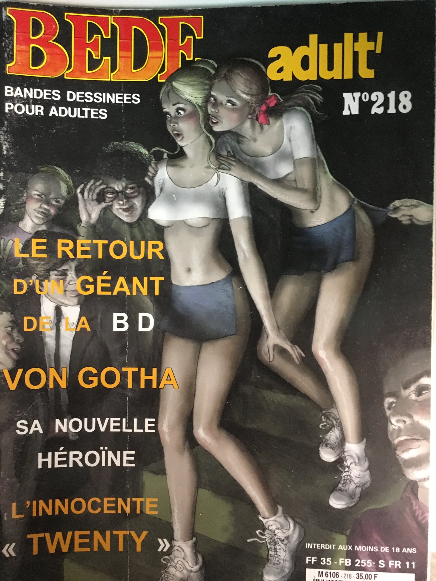 Bédè Adult 218-International Presse Magazine- nuvolosofumetti.
