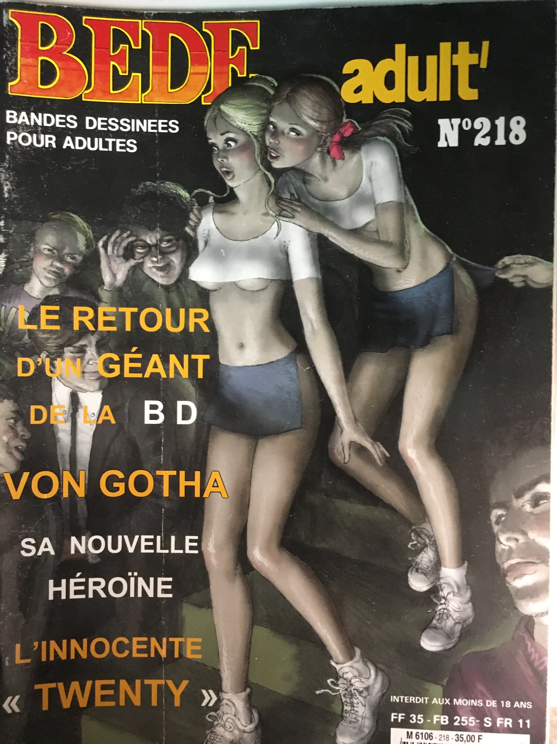 Bédè Adult 218-International Presse Magazine- nuvolosofumetti.