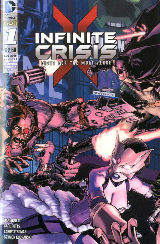 INFINITE CRISIS FIGHT FOR THE MULTIVERSE # 1 1-LION- nuvolosofumetti.