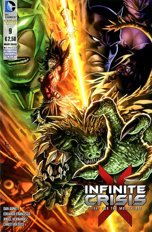 INFINITE CRISIS FIGHT FOR THE MULTIVERSE # 9 9-LION- nuvolosofumetti.