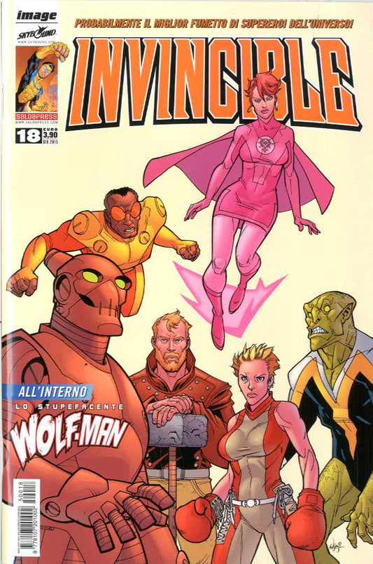 INVINCIBLE serie economica 18-SALDAPRESS- nuvolosofumetti.