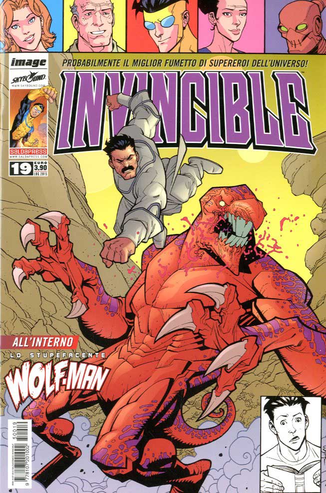 INVINCIBLE serie economica 19-SALDAPRESS- nuvolosofumetti.