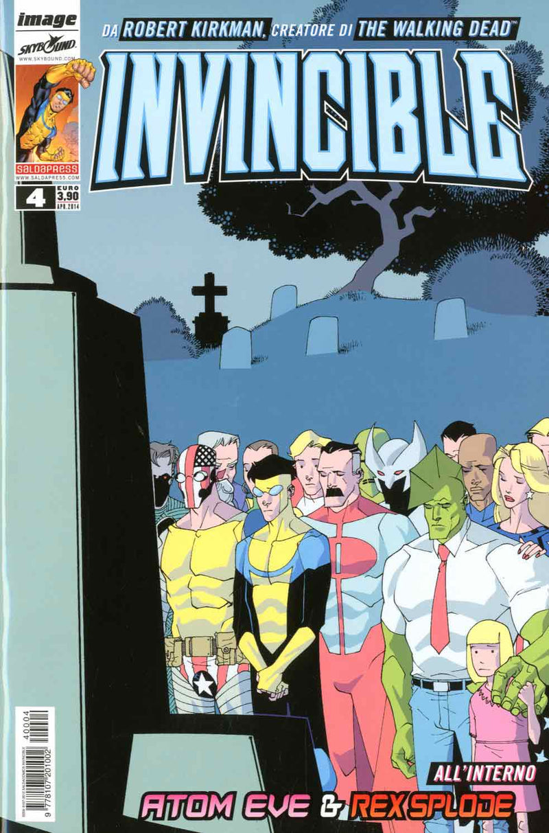 INVINCIBLE serie economica 4-SALDAPRESS- nuvolosofumetti.