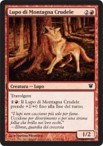 Lupo di Montagna Crudele   innistrad 142-Wizard of the Coast- nuvolosofumetti.