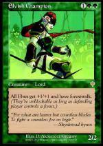 Campione Elfico  INVASIONE 186-Wizard of the Coast- nuvolosofumetti.