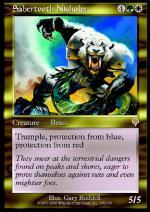 Nishoba dai Denti a Sciabola  INVASIONE 268-Wizard of the Coast- nuvolosofumetti.