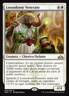 Lossodonte Venerato  Gilde di Ravnica 30-Wizard of The Coast- nuvolosofumetti.